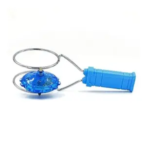 Plastic Magnetic Gyro Weel With Flashing Toy (Multicolor )