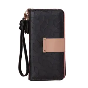 Women's Faux Leather Wallet (Multicolor)