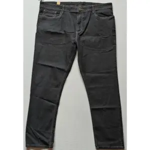 Men's Cotton Blended Solid Plus Size Jeans (Dark Grey)