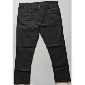 Men's Cotton Blended Solid Plus Size Jeans (Black)