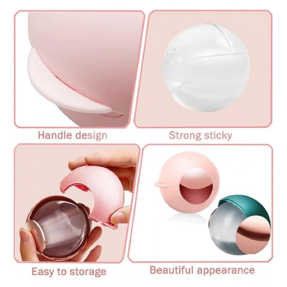 Plastic Remover Sticky Ball for Clothes Gel Lint Roller (Maroon) - Image 3