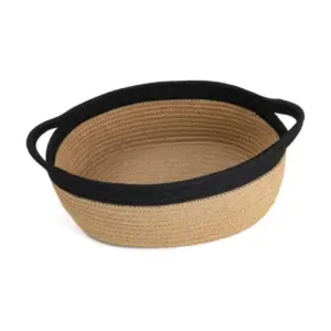 Cotton Baby Gift Basket Pack of 1 Storage Basket For Clothes (Beige)