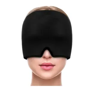 Fabric, Gel Migraine Relief Cap (Black)