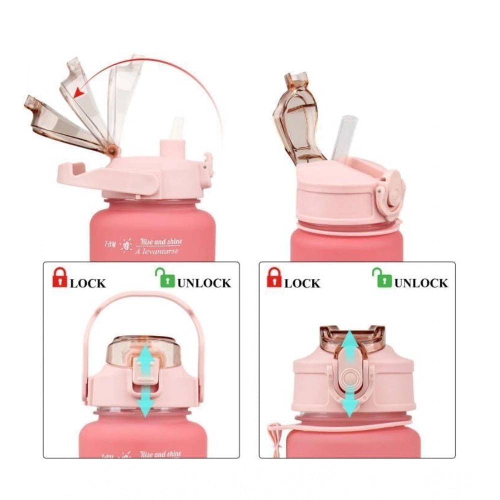 Plastic Multicolor Water Bottle (Multicolor) - Image 2