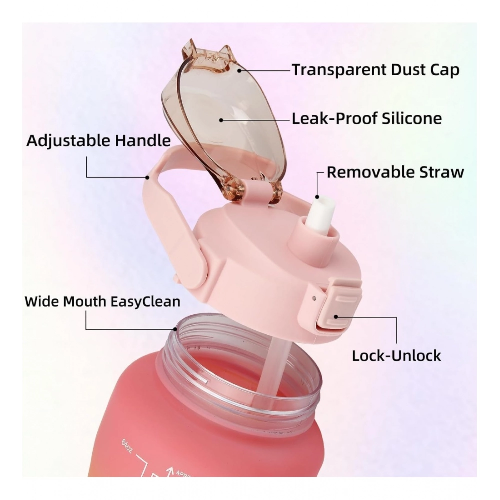 Plastic Multicolor Water Bottle (Multicolor) - Image 3