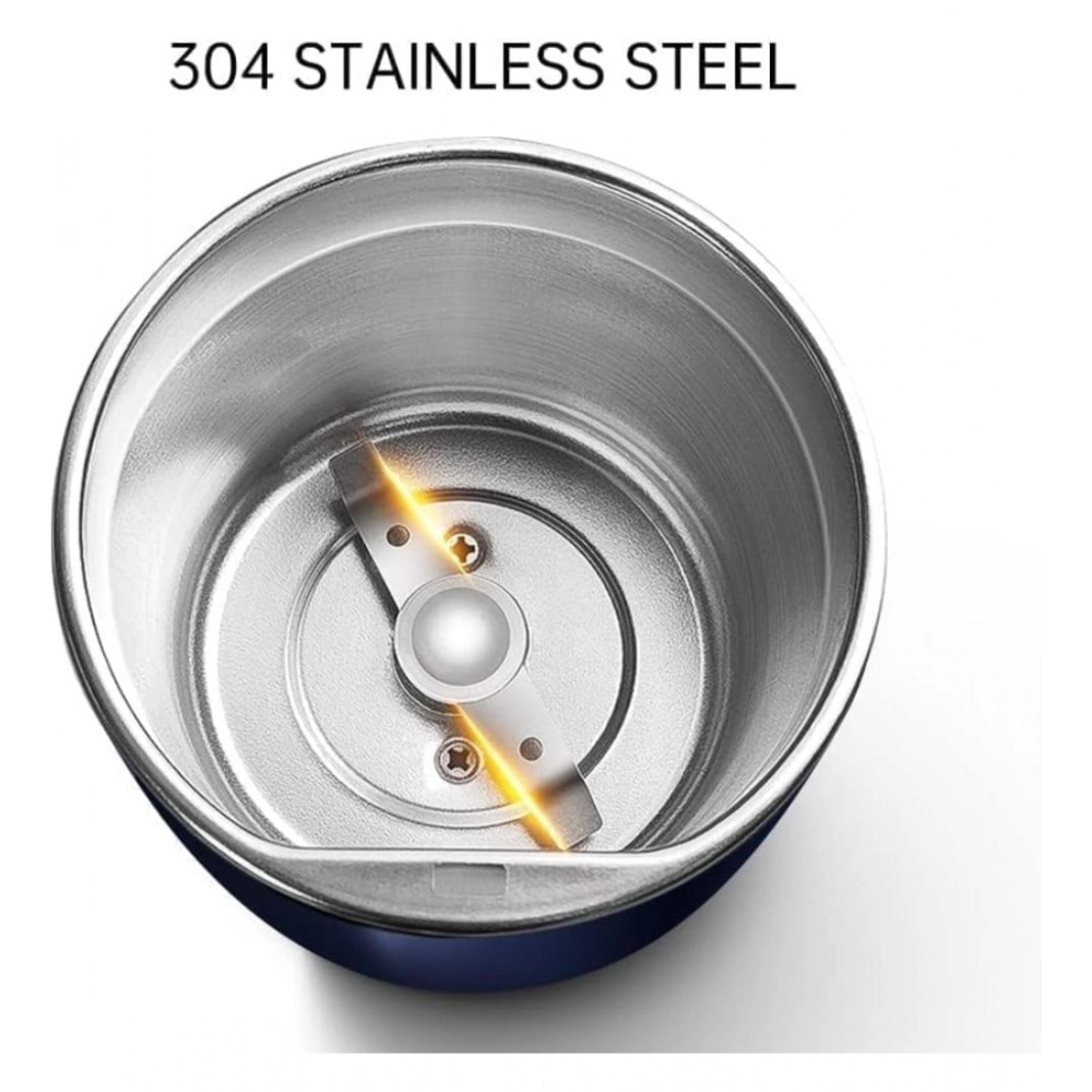 Plastic, Steel Electric Coffee Grinder (Blue) - Image 3