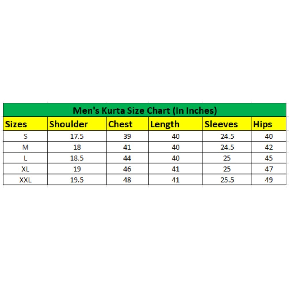 Men's Casual Cotton Printed Full Sleeve Kurta Pyjama Set (Grey) - Image 2