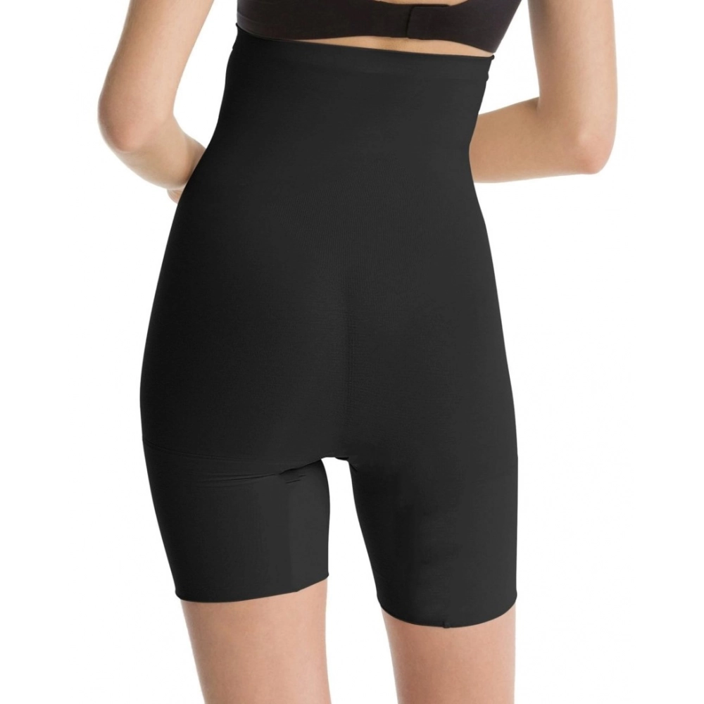 Women's Cotton Lycra Solid Western Wear Body Shaper (Black) - Image 4