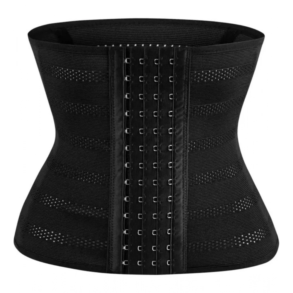 Women's Cotton Solid Western Wear Tummy - Thigh Body Shaper (Black) - Image 4