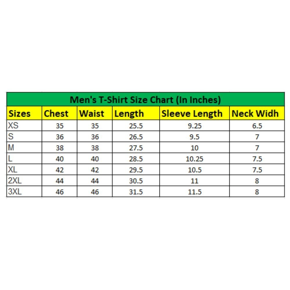 Men's Casual Cotton Blend Printed Round Neck Half Sleeve T-Shirt (Black) - Image 2