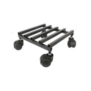 Iron Wheel Pot Stand For Planters Square Shape Stand