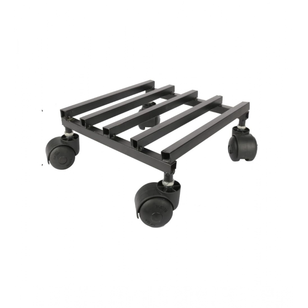 Iron Wheel Pot Stand For Planters Square Shape Stand