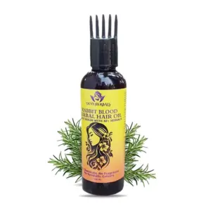 Devi Herbels Rabbit Blood Herbal 100 ML Hair Oil - Men's And Women's Hair Growth Oil