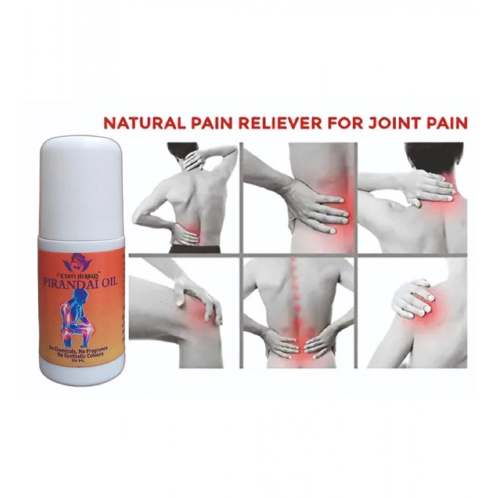 Devi Herbal Pirandai Pain Relief 50 ML Oil - Natural, Chemical-Free Oil - Image 2