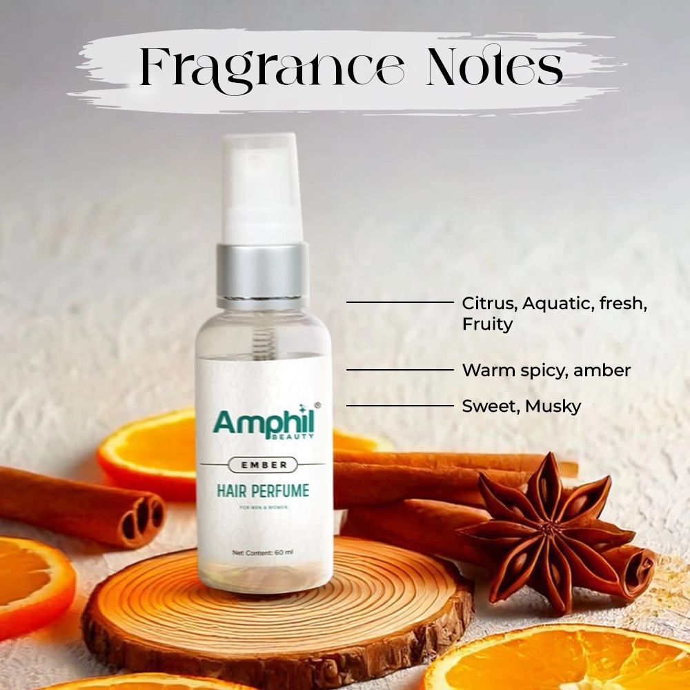 Amphil beauty Ember Unisex Hair perfume 60 ml | Alcohol free | Water based | Paraben Free - Image 4