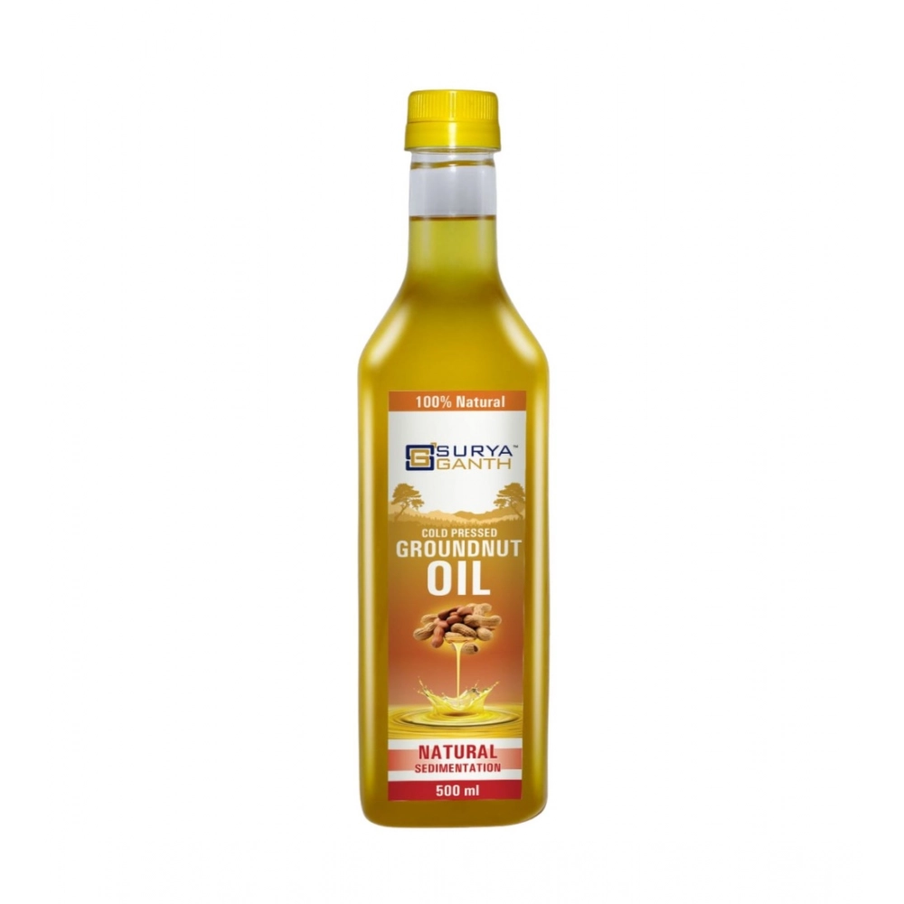 Surya Ganth Cold Pressed Groundnut Oil (Natural Sedimentation)