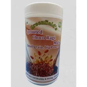 Greenfield'S Sprouted Choco Ragi Malt (250GM)