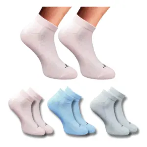 3_Pair Set Unisex Casual Cotton Printed Low Cut Socks (Multicolor)