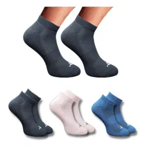 3_Pair Set Unisex Casual Cotton Printed Low Cut Socks (Multicolor)