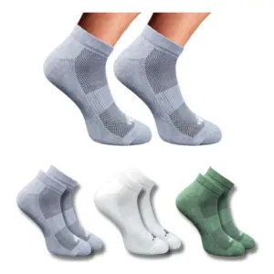 3_Pair Set Unisex Casual Cotton Printed Low Cut Socks (Multicolor)