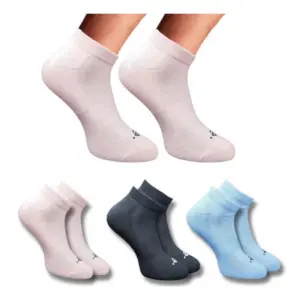 3_Pair Set Unisex Casual Cotton Printed Low Cut Socks (Multicolor)