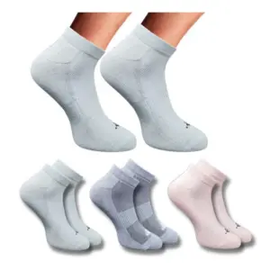 3_Pair Set Unisex Casual Cotton Printed Low Cut Socks (Multicolor)