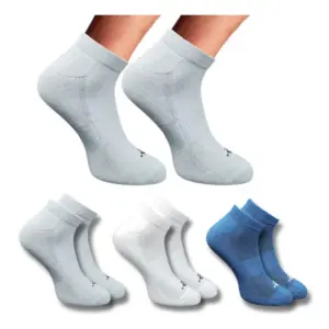 3_Pair Set Unisex Casual Cotton Printed Low Cut Socks (Multicolor)