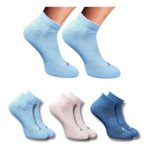 3_Pair Set Unisex Casual Cotton Printed Low Cut Socks (Multicolor)