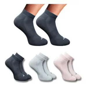 3_Pair Set Unisex Casual Cotton Printed Low Cut Socks (Multicolor)