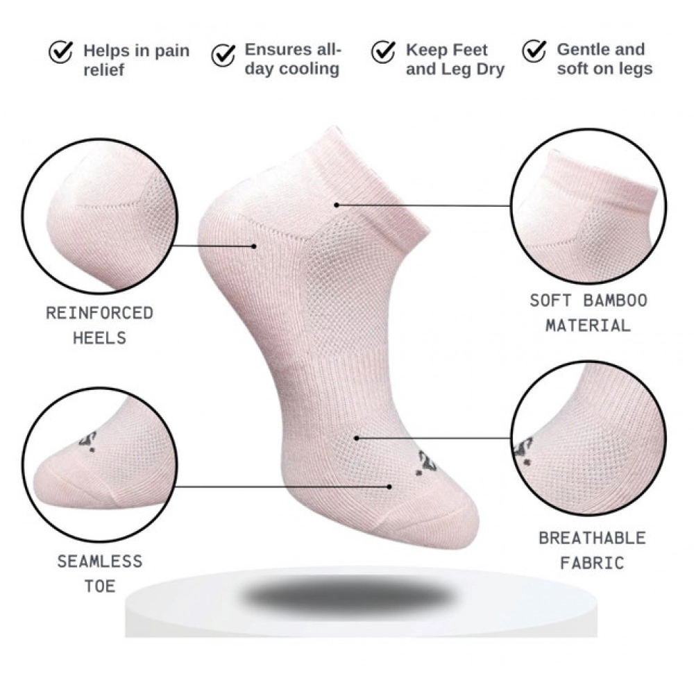 3_Pair Set Unisex Casual Cotton Printed Low Cut Socks (Multicolor) - Image 2