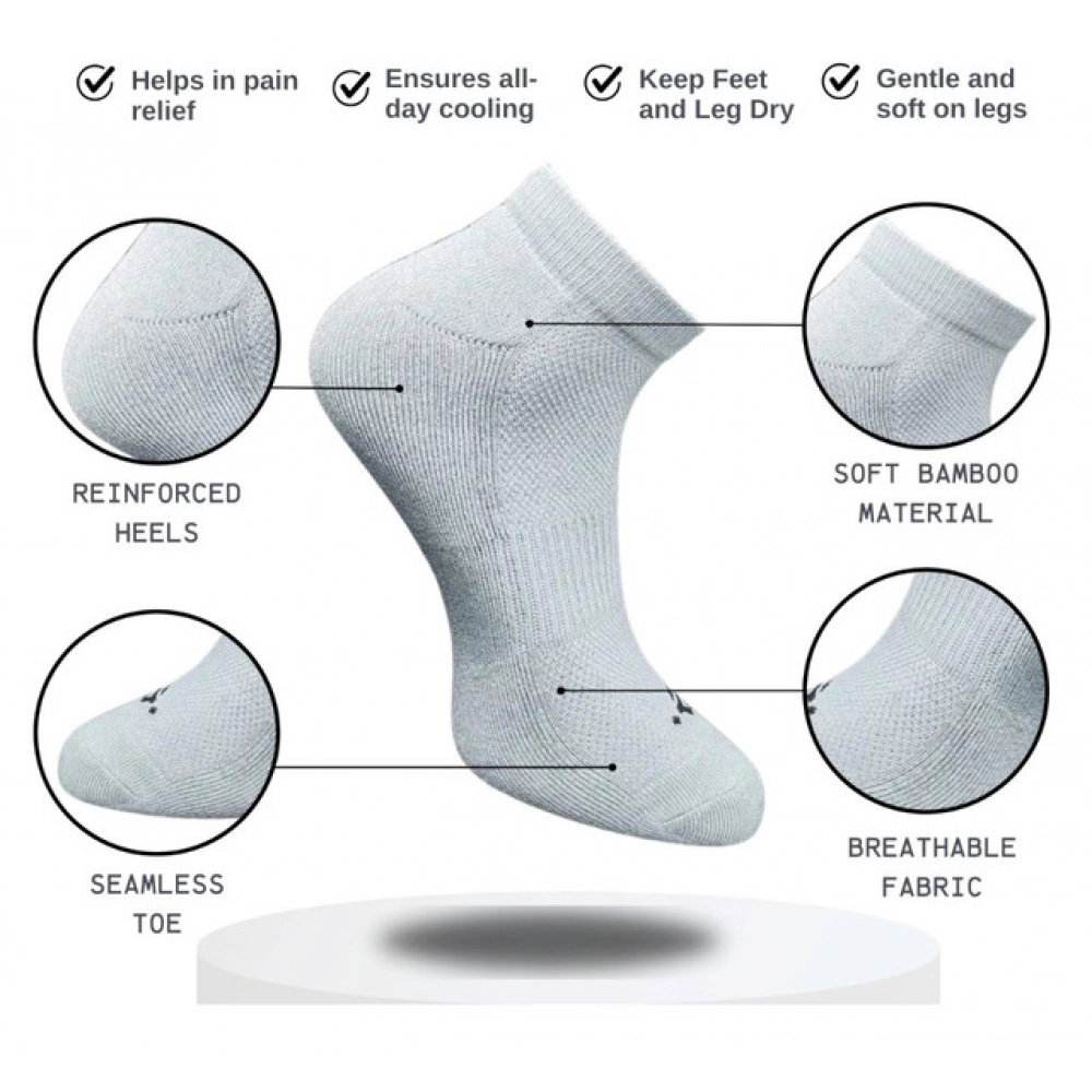 3_Pair Set Unisex Casual Cotton Printed Low Cut Socks (Multicolor) - Image 2