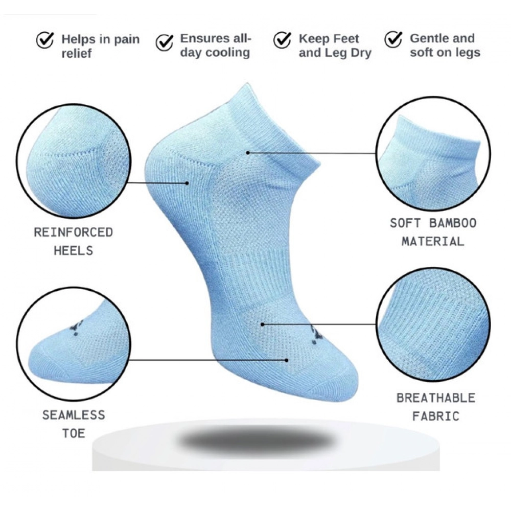 3_Pair Set Unisex Casual Cotton Printed Low Cut Socks (Multicolor) - Image 2