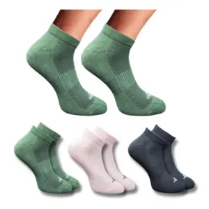 3_Pair Set Unisex Casual Cotton Printed Low Cut Socks (Multicolor)