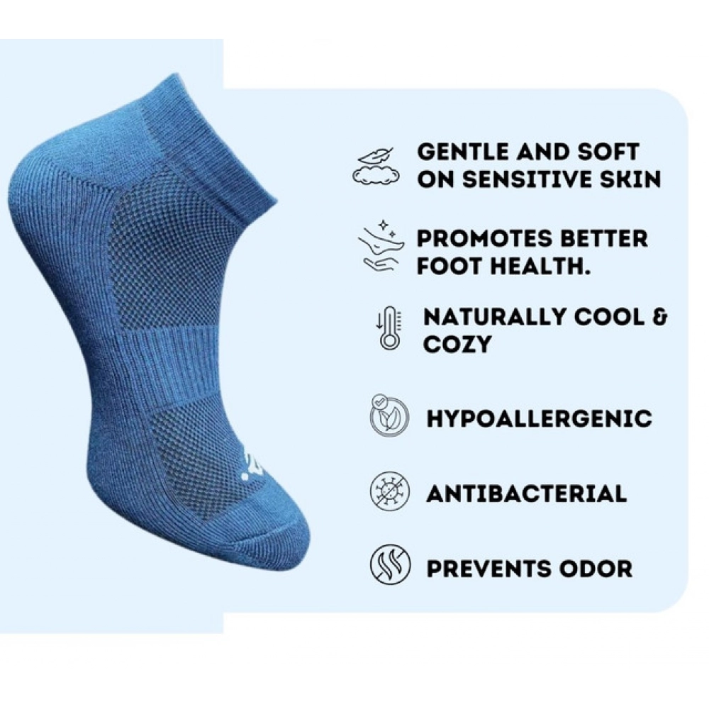 3_Pair Set Unisex Casual Cotton Printed Low Cut Socks (Multicolor) - Image 3