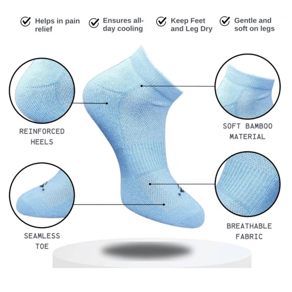 3_Pair Set Unisex Casual Cotton Printed Low Cut Socks (Multicolor) - Image 2