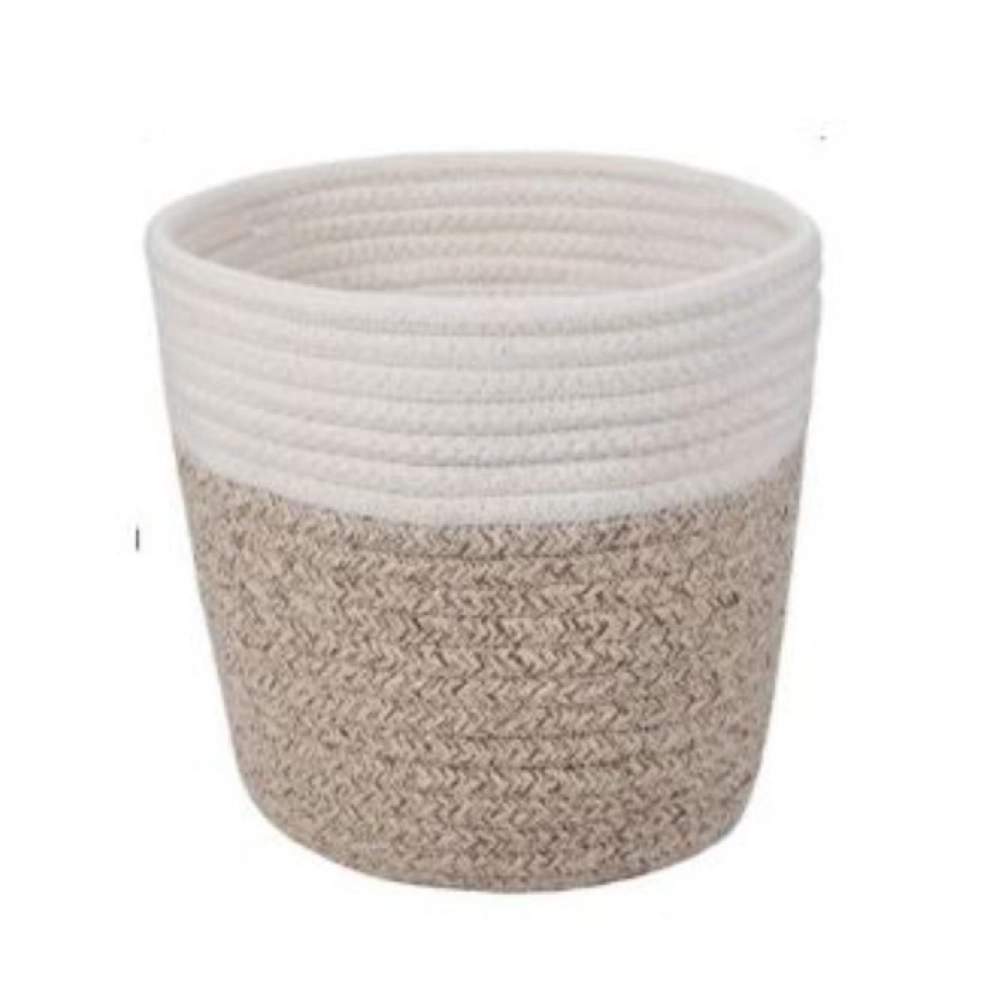 Cotton Flower Pot (White Kidi)