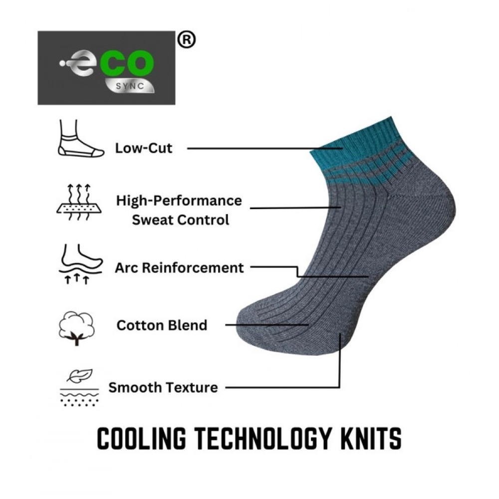 3_Pair Set Unisex Casual Cotton Printed Low Cut Socks (Multicolor) - Image 4