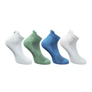 4_Pair Set Unisex Casual Cotton Printed Ankle Length Socks (Multicolor)