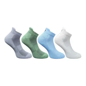 4_Pair Set Unisex Casual Cotton Printed Ankle Length Socks (Multicolor)