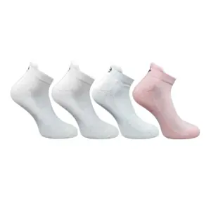 4_Pair Set Unisex Casual Cotton Printed Ankle Length Socks (Multicolor)