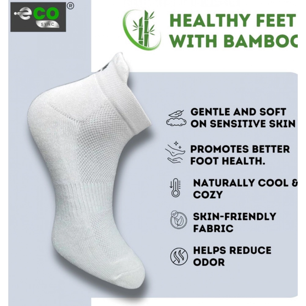 4_Pair Set Unisex Casual Cotton Printed Ankle Length Socks (Multicolor) - Image 4