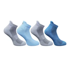 4_Pair Set Unisex Casual Cotton Printed Ankle Length Socks (Multicolor)
