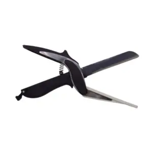 Pack of 3_ 2-in-1 Clever Cutter – Food Chopper Slicer Dicer Vegetable Fruit Cutter (Color: Assorted )