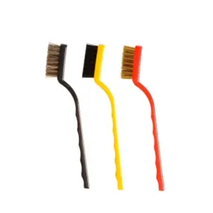 Pack Of 3_Small Wire Brush Set for Cleaning And Rust Removal (Color: Assorted )