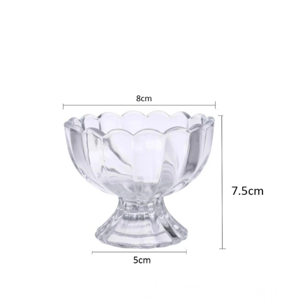 Unbreakable Plastic Dessert And Ice Cream Bowls – Set of 6 for Serving Salad, Fruits And More (Color: Assorted ) - Image 2