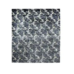 Pack Of 3_Fancy 3D Wall Decor – Stylish Black Decorative Wall Art (Color: Assorted )