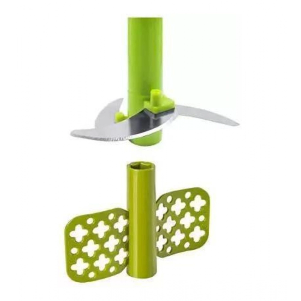 2-in-1 Manual Smart Chopper – Handy Vegetable And Fruit Processor (Color: Assorted ) - Image 4
