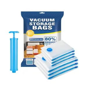 Plastic Vacuum Storage Bags with Hand Pump