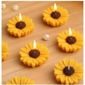 Soya Wax Daisy Floating Candles