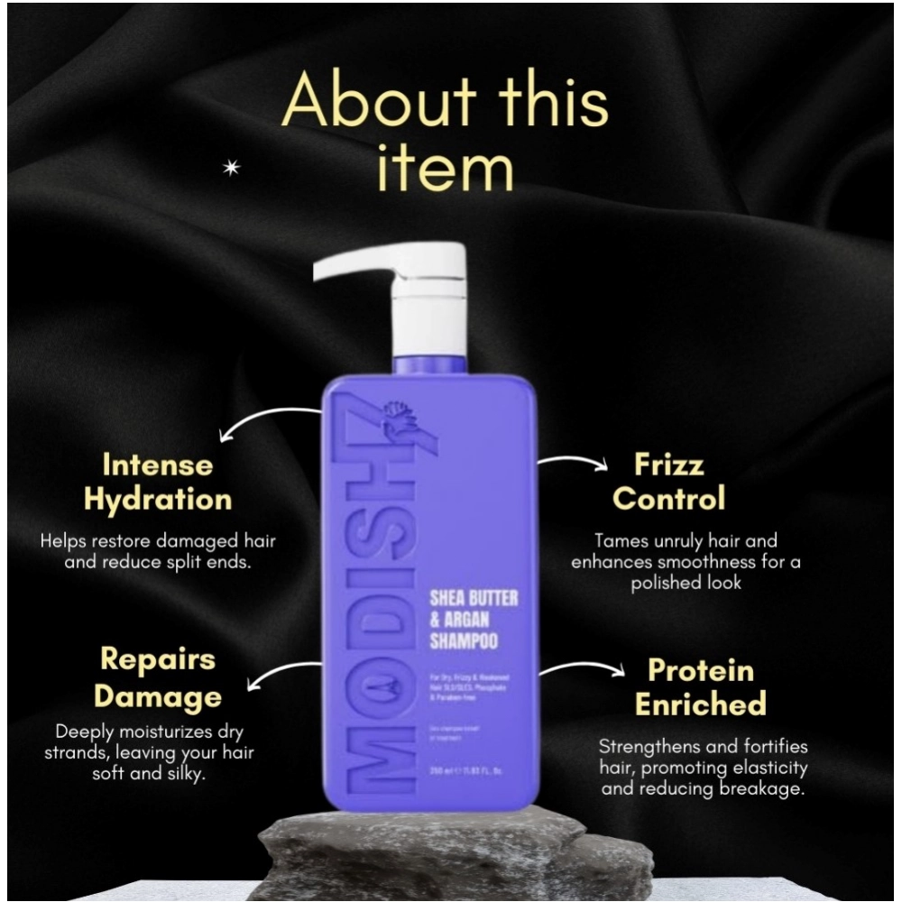 Unisex Protein Shea Butter Shampoo (350 ML) - Image 3